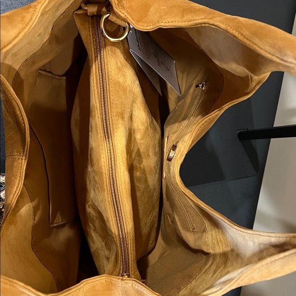 Ahdorned | Suede Hobo Bag w/Matching Bag & Embroidered Crossbody Strap - Picture 16 of 17